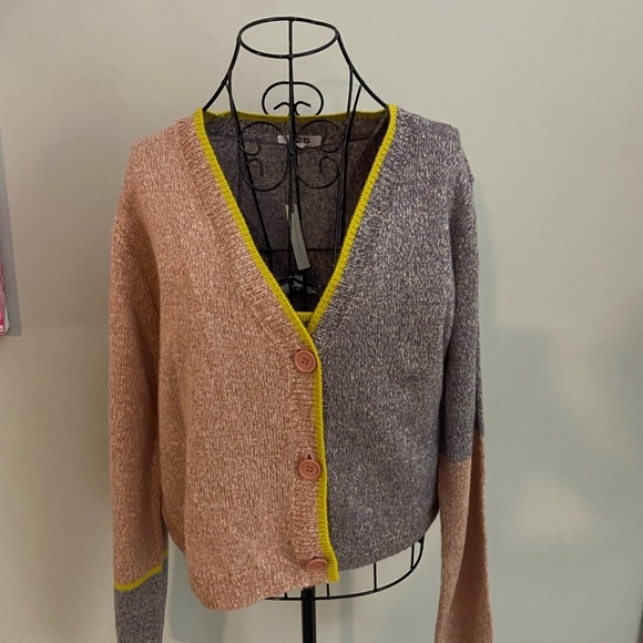 NWT Anthropologie 2 Piece Amity Color blocked Tank/Cardigan Woman’s Set Size XL - Picture 9 of 14